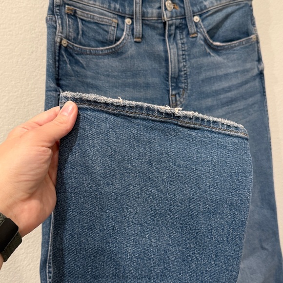 Madewell Medium Rinse High Rise Bootcut Denim Jeans Size 24P - Picture 4 of 11
